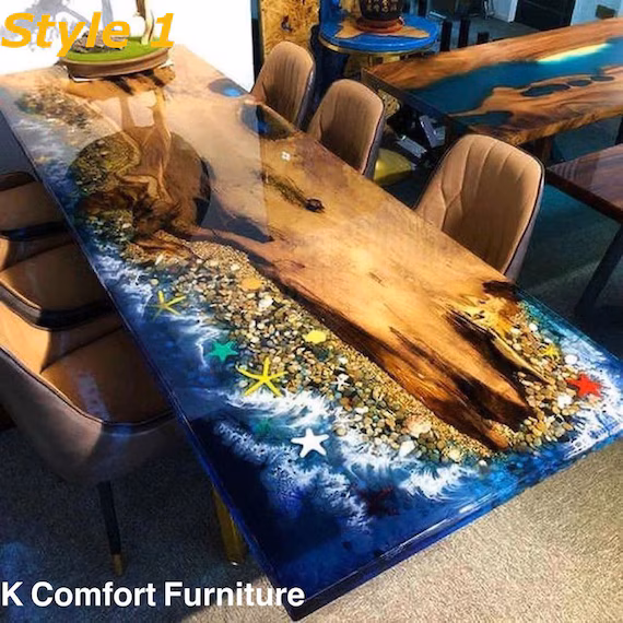 Ocean Flow Dining Table